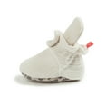 thumbnail image 7 of HsdsBebe Baby Girls Boys Cotton Boots Newborn Winter Cozy Fleece Booties Infant Socks Shoes for 0-18 Months, 7 of 7