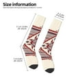 thumbnail image 2 of Fuzoiu Fashion Tatreez Print Adult Stockings,Crew Socks,Unisex Fashion Socks, Casual Sports Socks,Comfortable Crew Socks for Everyday Wear and Sports, 2 of 6