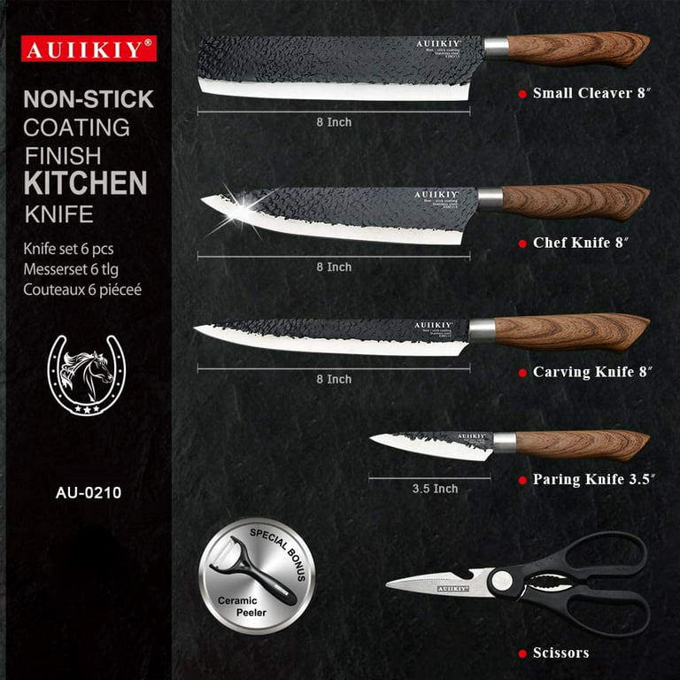Kitchen Set/ Chef Knife/ Fork/ Ceramic Sherpaner/ Bbq Set 