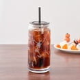 thumbnail image 5 of Way to Celebrate Glass 20oz Can Sipper Halloween Dancing Skeleton, 5 of 6