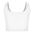 thumbnail image 6 of AherBiu Yoga Tank Tops for Women Crop Tops Sleeveless Slim Fitted Tshirt Going out Tops Summer Basic Tees, 6 of 7
