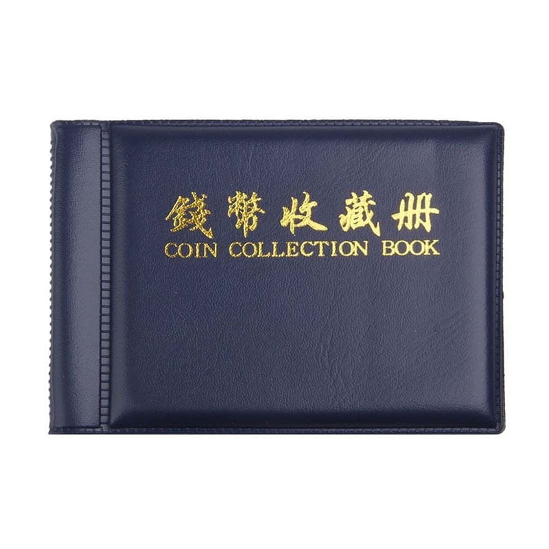 60 Coin Holder Collection Storage Collecting Money Penny Pockets Album
