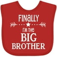thumbnail image 3 of Inktastic Finally Im the Big Brother Boys Baby Bib, 3 of 4