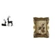 thumbnail image 1 of Estatua de reno,Estatua de reno negro,decoración del hogar,arte y artesanía,Marco de fotos,Marco de fotos ornamentado Marco barroco antiguo,Marco de fotos de pared para decoración del hogar, 1 of 8