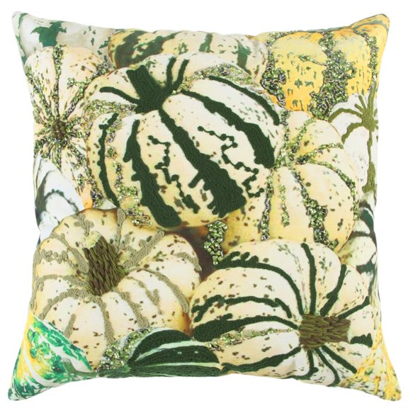 Rizzy Home Transitional Pumpkins Pillow Cover With Multi COVT19085MU002020