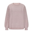 thumbnail image 4 of Timegard Sweaters for Women Crew Neck Long Sleeve Tops Oversized Loose Comfy Pullover Fall Fashion, 4 of 6