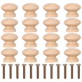 thumbnail image 1 of 16 Pcs Drawer Pulls Wooden Furniture Knobs Vintage Cabinet Knob Cabinet Hardware Round Cabinet Pulls Dresser Handles Pulls, 1 of 3