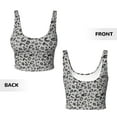 thumbnail image 5 of Picia Wild Animal Leopard Print Sports Bra for Women,Padded Strappy Sports Bras Medium Support Yoga Bra with Removable Cups,Running Yoga Bra-X-Large, 5 of 9