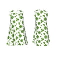 thumbnail image 7 of Picia St. Patrick's day Print Women’s Sleeveless Midi Swing Dress – A-Line Pleated Tank Sundress, Comfortable and Flowy T-Shirt Dress, 7 of 7