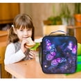 thumbnail image 6 of ALAZA Butterflies in Blue Lunch Box Insulated Lunch Bag Reusable Thermal Cooler Tote School Picnic, 6 of 6