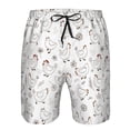 thumbnail image 3 of Balery Funny Chicken Traje de Baño Estilo Hawaiano para Hombre, Shorts de Secado Rápido con Bolsillos-Small, 3 of 6
