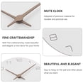 thumbnail image 4 of Creative Wooden Wall Clocks Decorative Hanging Clock Simple Home Wall Decor, 4 of 7