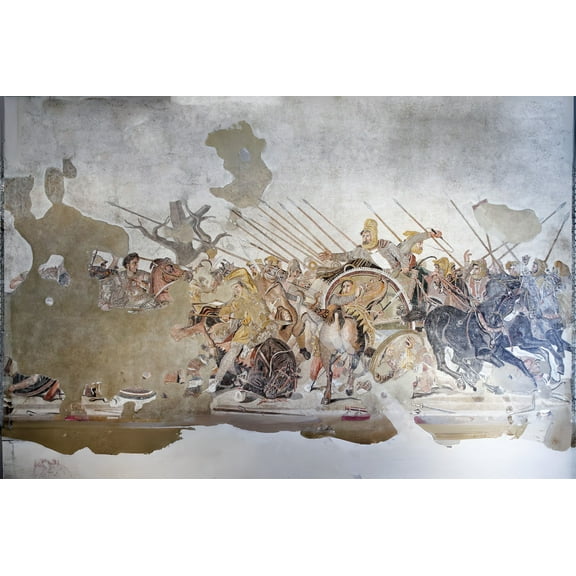 16x24 Poster; Alexander The Great Mosaic (Full Aspect)