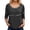 Black, variant on Boho Tops for Women Fashion Clothing Women Blouses Flowy Shirts Butterfly Sleeve Tunic Crew Neck T Shirts