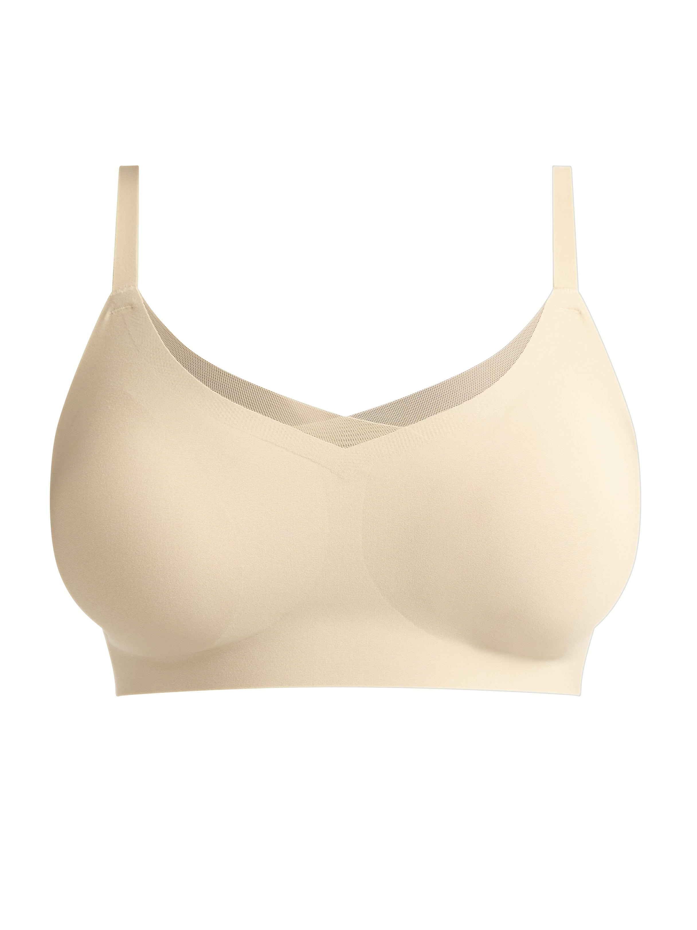 Joyspun Women's Wireless Bonded Bra with Removable Pads, Sizes XS-3XL