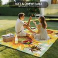thumbnail image 4 of Sunflower Outdoor Rug for Patio/Deck/Porch, Non-Slip Large Area Rug 5 x 7 Ft, Yellow Flowers Elegant Pastoral Botanical Indoor Outdoor Rugs Washable Area Rugs, Reversible Camping Rug Carpet Runner, 4 of 8