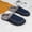 Blue, variant on Men's Fall And Winter Fashion Cotton Slippers Indoor Leisure Fitness Sneakers Home Warm Slippers