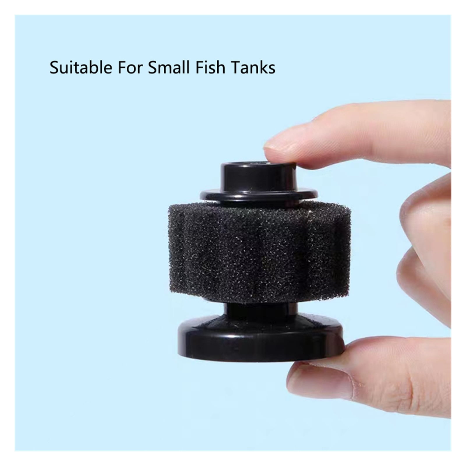 Mini Aquarium Sponge Filter Fish Tank Shrimp Pond Air Pump Biochemical Sponge Aquarium Filtration