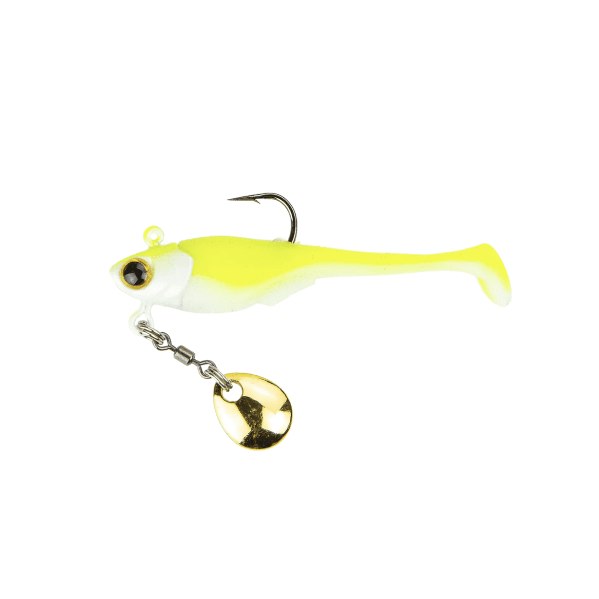 6th Sense Pecos Underspin Kit Crappie Fishing Lure with Jig Head Willow or Colorado Blade and 5 Matching Swimbaits
