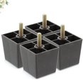 thumbnail image 1 of AURARMLET 4Ud Patas Para Muebles De Plástico Y Metal Negras Para Sofá Oficina Y Hogar, 1 of 8