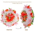thumbnail image 4 of LOLIPPYY Red Artificial Flower Wreath for Cemetery Grave Decoration Memorial Tribute and Outdoor Grave Ornament, 4 of 4