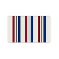 thumbnail image 6 of JML Non-Slip MicrofiberFabric & Rubber Doormat - Soft Entryway Rug for Home/Office (16"x24") - Easy Clean Door Mat for Indoor/Outdoor Use, Red And Navy Stripes, 6 of 6