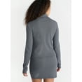 thumbnail image 3 of No Boundaries Turtleneck Top and Mini Skirt Set, 2-Piece, Women’s, 3 of 5