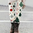 thumbnail image 2 of Besolor Christmas Leggings for Women Snowflake Xmas Trees Printed Holiday Tights High Waisted Workout Gym Pants, 2 of 6