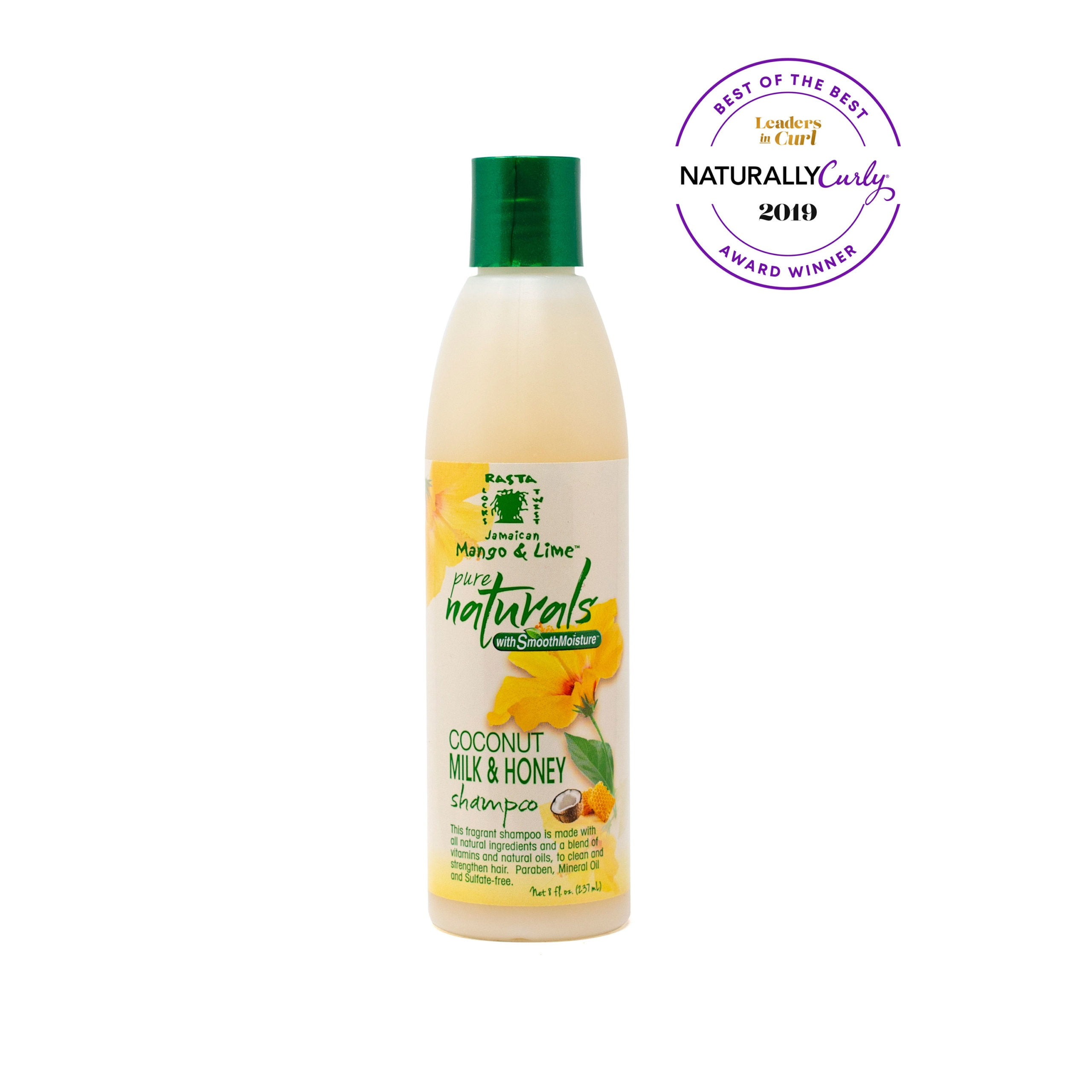 Jamaican Mango & Lime "Pure Naturals Coconut Milk & Honey Shampoo" 8