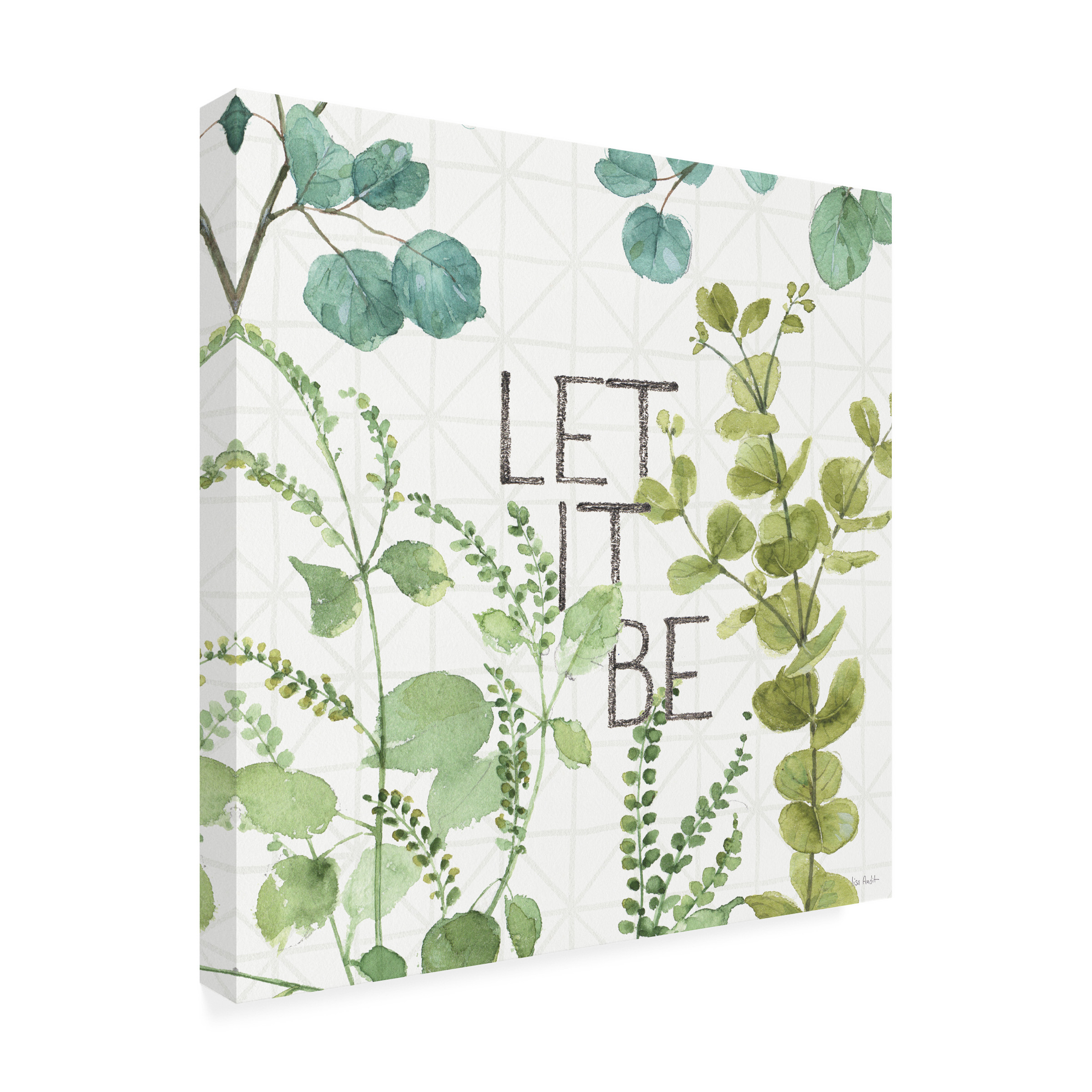 Trademark Fine Art 'Mixed Greens LXVI' Canvas Art by Lisa Audit