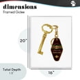 thumbnail image 4 of Stupell Industries Glam Luxury Hotel Key White Framed Giclee Art, 16 x 20, by Ziwei Li, 4 of 8