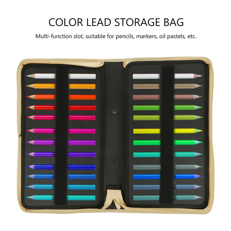 216 Slots Large Capacity Pencil Bag Case Organizer Cosmetic Bag