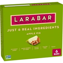 Larabar Apple Pie, Gluten Free Vegan Fruit & Nut Bars, 1.6 oz bars, 6 ct