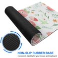 thumbnail image 6 of Pink Watercolor Little Flowers Mousepad Gaming Pad Mouse Waterproof No Slip for Office Home Work Gaming Gifts Tables Gaming Rubber Base Mousepad with Stitched Edges 35.4x15.7inches, 6 of 7