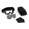 Revision Merlinhawk Goggle System Essential Kit, Black Frame, Clear and Smoke Le
