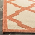thumbnail image 3 of Safavieh Linden Gamal Geometric Indoor/Outdoor Area Rug, Cream/Rust, 4' x 6', 3 of 8