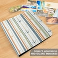 thumbnail image 4 of FORMRS 3 Ring Photo Album 4"x6" Self Adhesive Large Capacity PU Leather Cover, Nautical Pattern, 4 of 8
