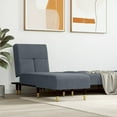 thumbnail image 1 of vidaXL Chaise Longue Velours Gris Foncé, 1 of 5