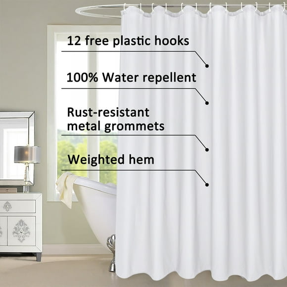 Weighted Shower Curtain