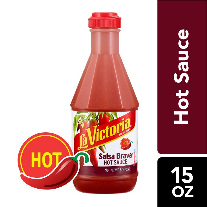 La Victoria Hot Sauce, Hot Salsa Brava, 15 Oz