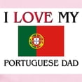 thumbnail image 2 of CafePress - I Love My Portuguese Dad Infant Bodysuit - Baby Light Bodysuit, Size Newborn - 24 Months, 2 of 4