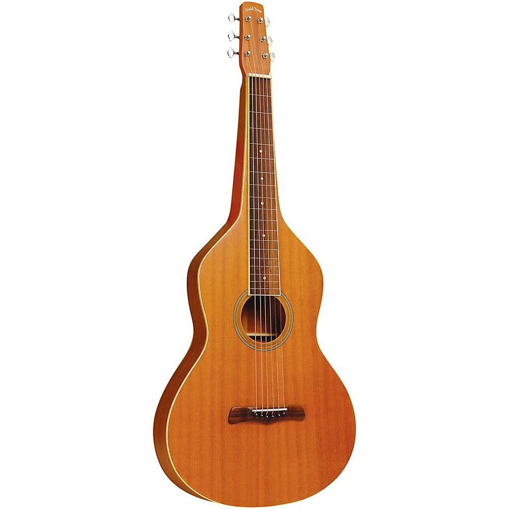 Gold Tone GT-Weissenborn Left-Handed Hawaiian-Style Lap Steel Guitar With Gig Bag Vintage Brown