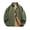 Army Green, variant on Heavyweight Fleece Lined Jacket Men Long Sleeve Casual Stand Collar Zip Up Jackets with Pockets Winter Warm Coat Outerwear