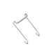 thumbnail image 5 of Inteprter Percha pequeña de acero inoxidable para ahorrar espacio en la puerta, gancho trasero, ganchos de almacenamiento, perchas Tipo 2 2piezas, 5 of 6