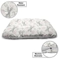 thumbnail image 3 of Dragonfly Pet Bed, Shabby Form Roses Worn Old Vintage Backdrop with Moth Bugs Print, Chew Resistant Pad for Dogs and Cats Cushion with Removable Cover, 24" x 39", Pale Pink Pale Grey, by Ambesonne, 3 of 4