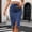 Dark Blue, variant on jtjvou Women's High Waist Denim Midi Skirt Frayed Hem Front Split Bodycon Pencil Skirt Casual Vintage Washed Stretch Denim Skirt for Summer Dark Blue XXL