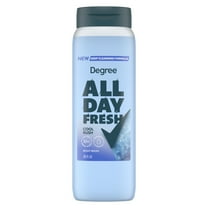 Degree All Day Body Wash Cool Rush Deep Cleansing Plant-Based Cleansers, 20 oz