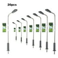 thumbnail image 2 of 20pcs White Model Street Lights Layout Lamppost Railway Train Garden Playground Scenery Led Lamp Lighting 1:200 Scale 75mm, 2 of 8