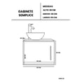 thumbnail image 5 of Gabinete Flotante Para Baño CLARION Con Llave Y Ovalín., 5 of 5