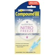 Compound W NitroFreeze Wart Remover, Maximum Freeze, 6 Stick Applications